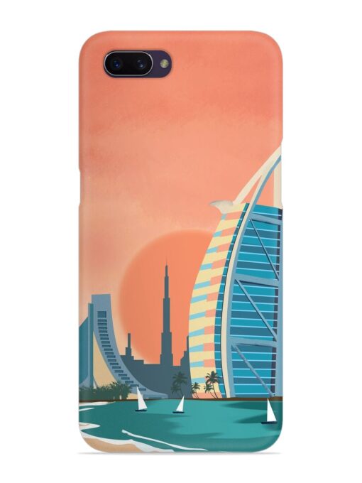 Dubai Architectural Scenery Snap Case for Oppo A3S Zapvi