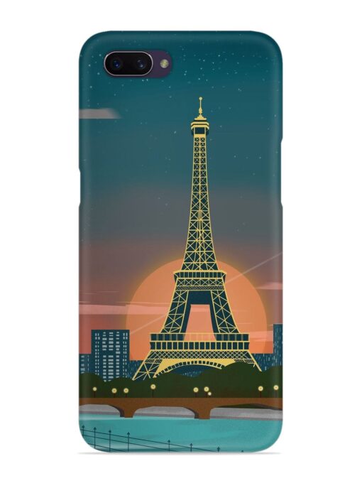 Scenery Architecture France Paris Snap Case for Oppo A3S Zapvi