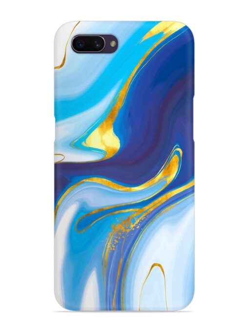 Watercolor Background With Golden Foil Snap Case for Oppo A3S