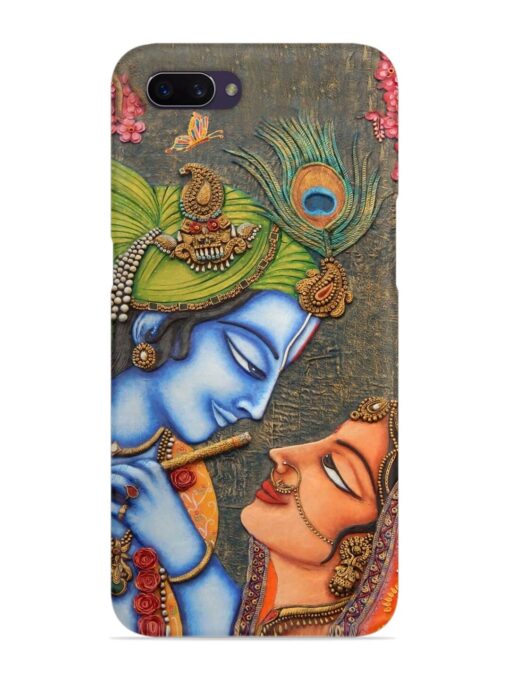 Lord Radha Krishna Flute Art Snap Case for Oppo A3S Zapvi