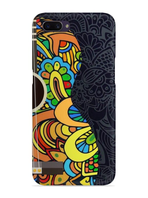 Guitar Vector Art Snap Case for Oppo A3S