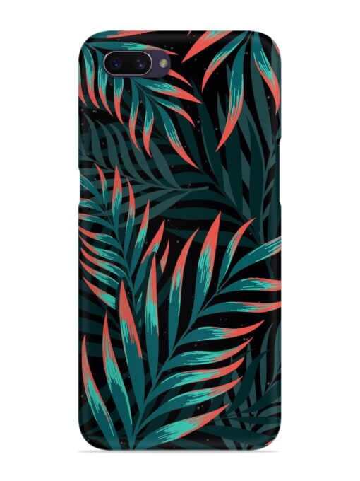 Green Leaf Art Snap Case for Oppo A3S Zapvi