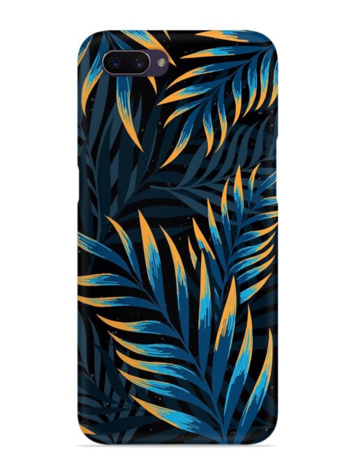 Abstract Leaf Art Snap Case for Oppo A3S Zapvi