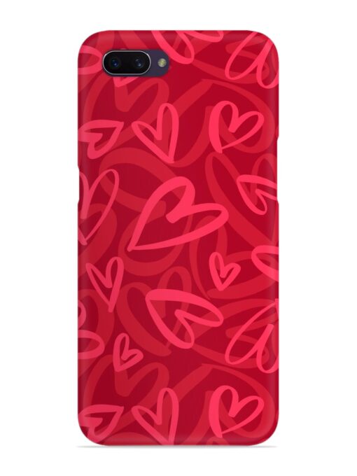 Seamless Romantic Pattern Snap Case for Oppo A3S