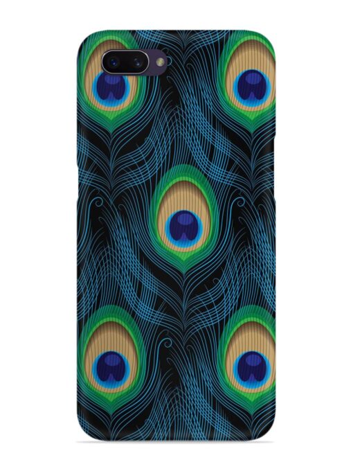 Seamless Pattern Peacock Snap Case for Oppo A3S Zapvi