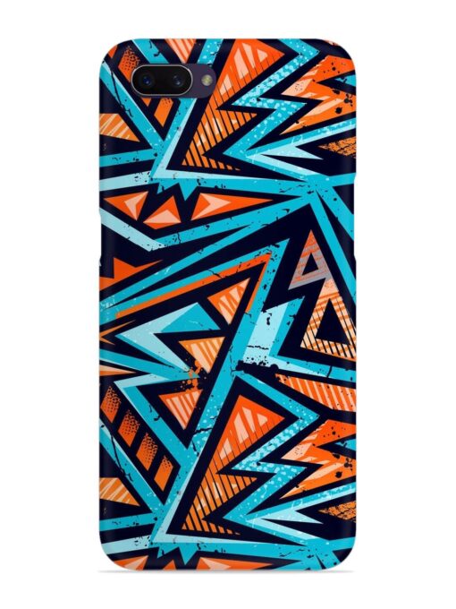 Abstract Seamless Grunge Snap Case for Oppo A3S Zapvi