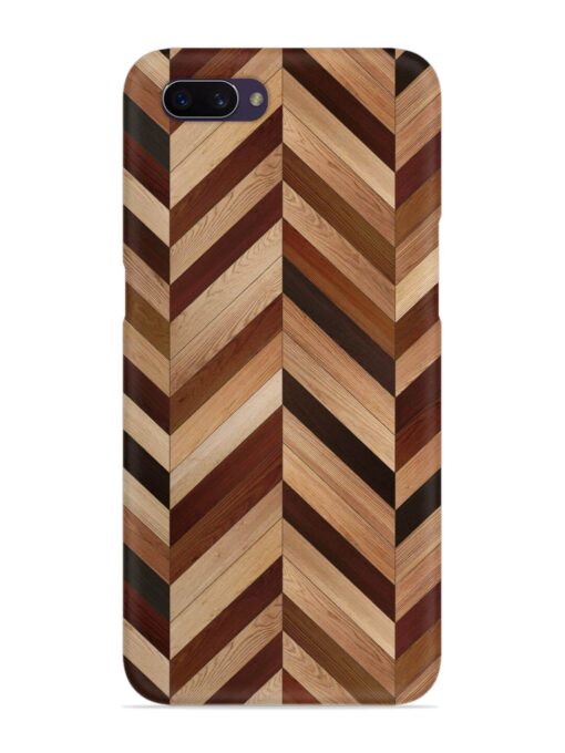 Seamless Wood Parquet Snap Case for Oppo A3S Zapvi