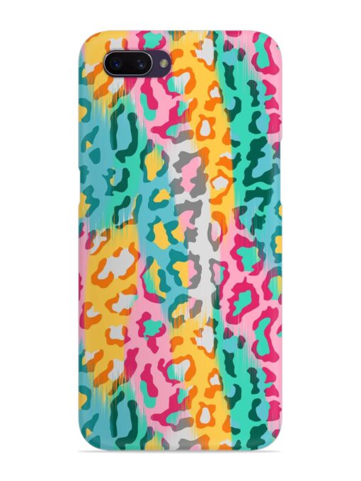 Seamless Vector Colorful Snap Case for Oppo A3S Zapvi