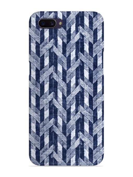 Abstract Herringbone Motif Snap Case for Oppo A3S Zapvi