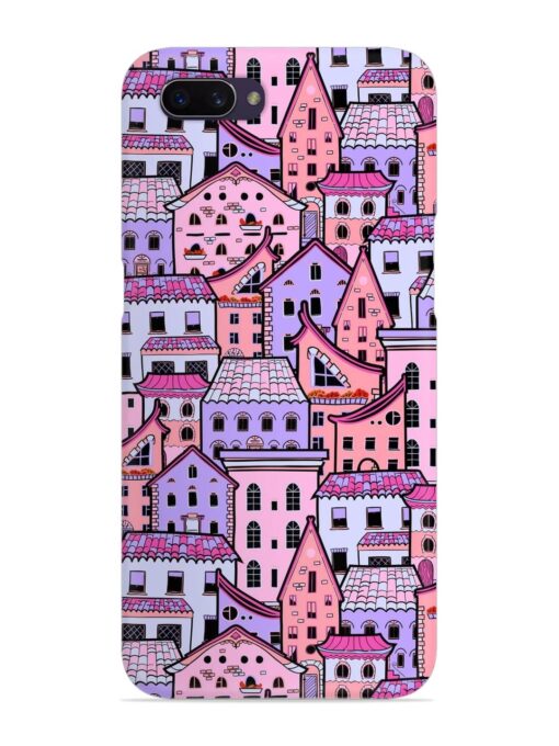 Seamless Pattern Houses Snap Case for Oppo A3S Zapvi