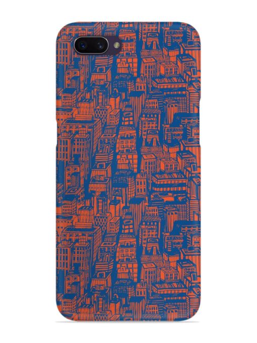 Hand Drawn Seamless Snap Case for Oppo A3S Zapvi