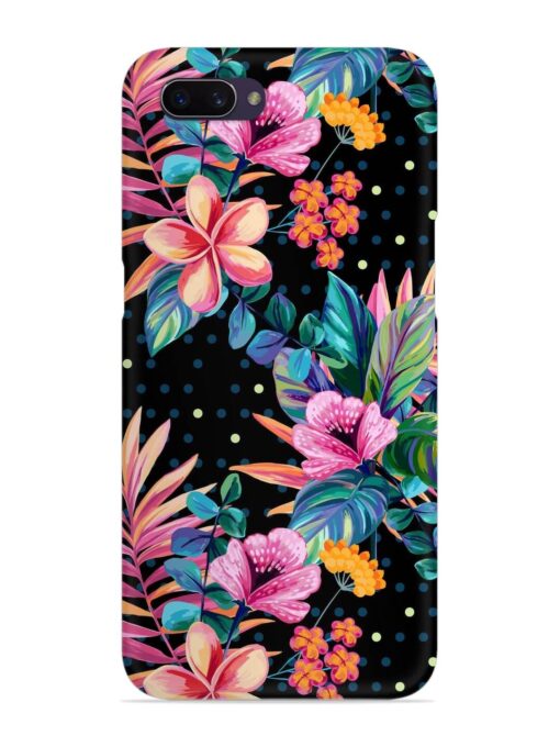 Seamless Floral Pattern Snap Case for Oppo A3S