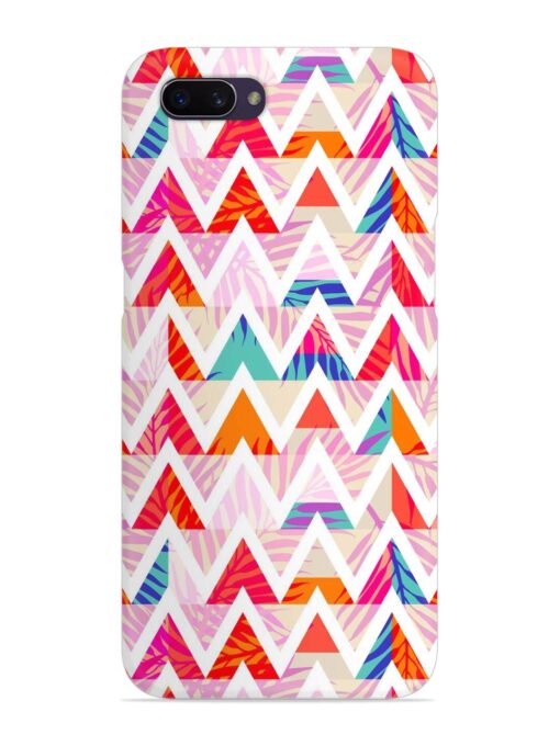 Abstract Triangle Background Snap Case for Oppo A3S