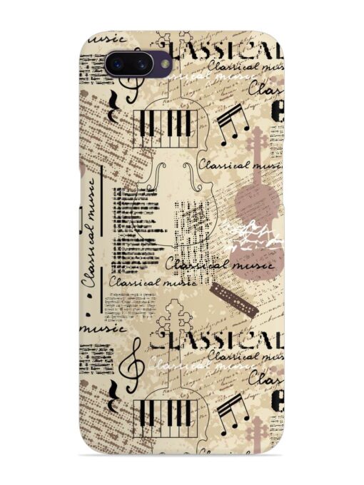 Classical Music Lpattern Snap Case for Oppo A3S Zapvi