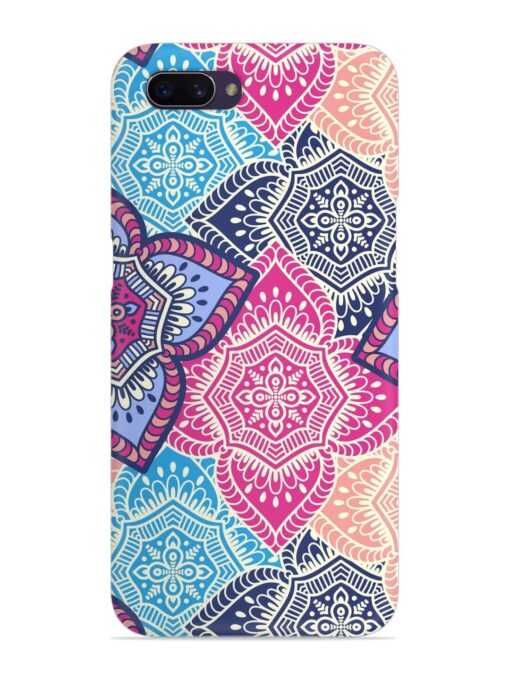 Ethnic Floral Seamless Snap Case for Oppo A3S Zapvi