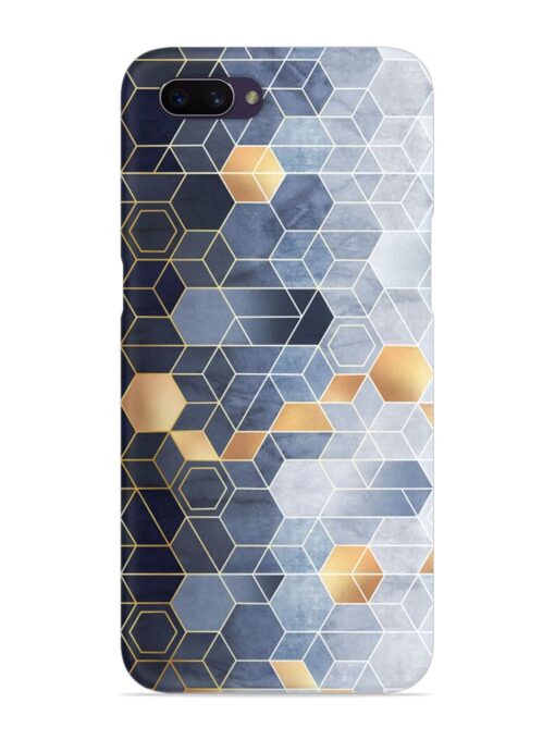 Geometric Abstraction Hexagons Snap Case for Oppo A3S Zapvi