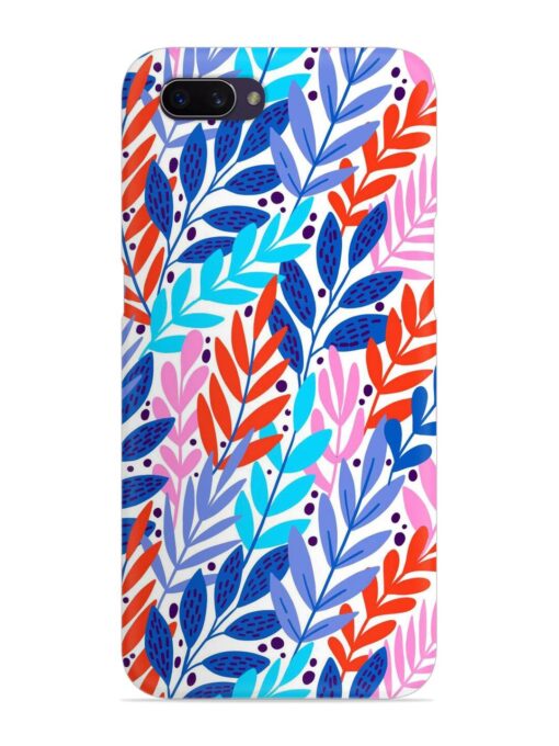 Bright Floral Tropical Snap Case for Oppo A3S Zapvi