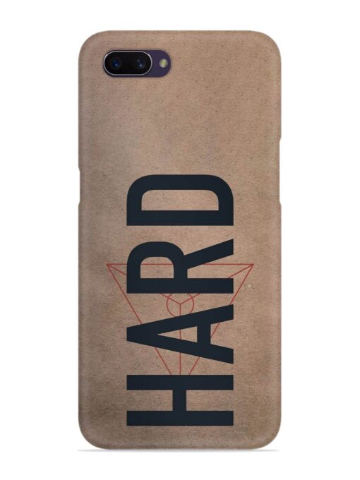 Hard Typo Snap Case for Oppo A3S Zapvi