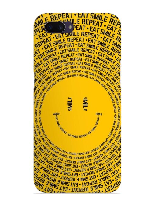 Smiley Snap Case for Oppo A3S Zapvi