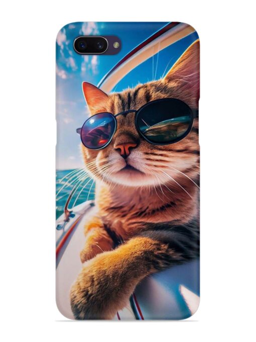 Cat In Style Snap Case for Oppo A3S Zapvi