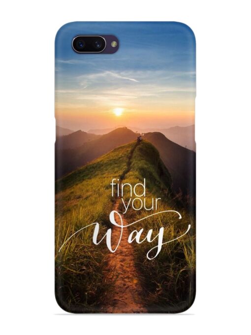 Find Your Way Snap Case for Oppo A3S Zapvi