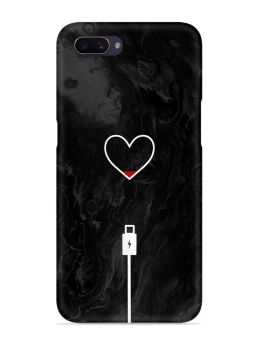 Heart Charging Vector Snap Case for Oppo A3S Zapvi