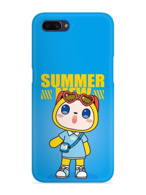 Summer Mew Cartoon Snap Case for Oppo A3S