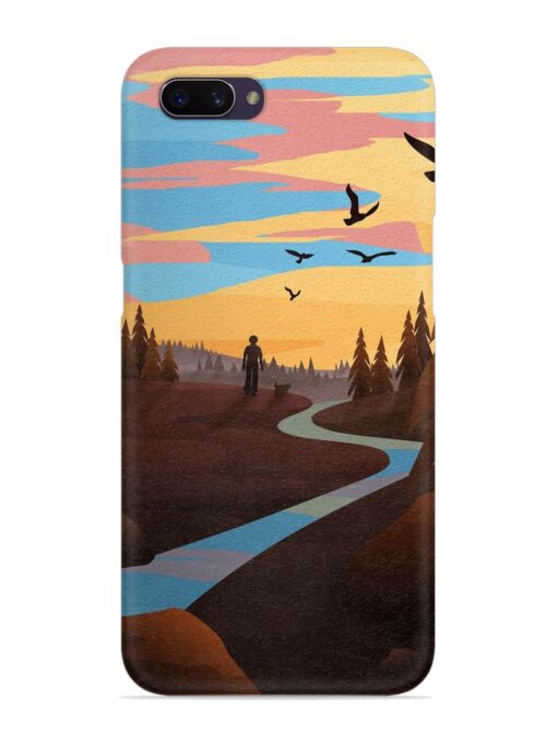 Natural Landscape Art Snap Case for Oppo A3S Zapvi