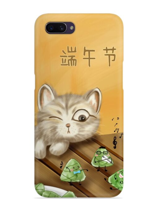 Cat Scorpion Dancing Snap Case for Oppo A3S