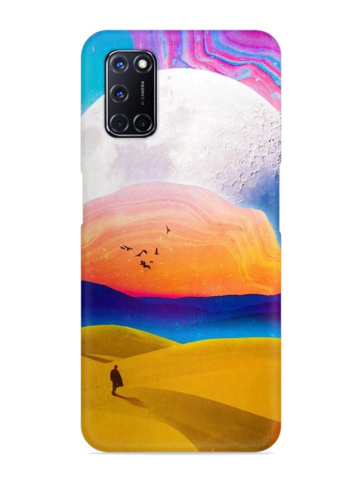 Sandy Desert Snap Case for Oppo A52 Zapvi