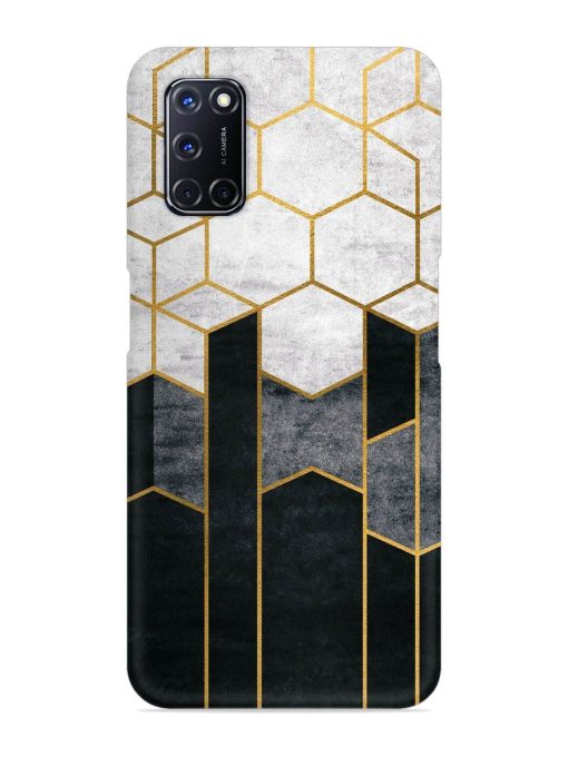 Cube Marble Art Snap Case for Oppo A52 Zapvi