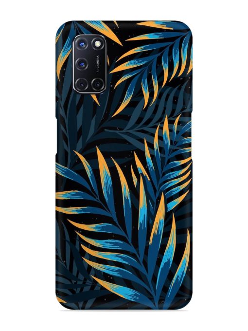 Abstract Leaf Art Snap Case for Oppo A52 Zapvi