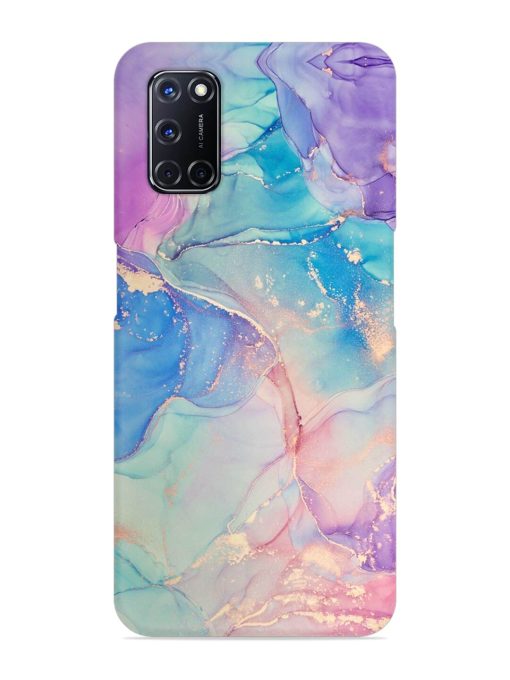 Alcohol Ink Colors Snap Case for Oppo A52