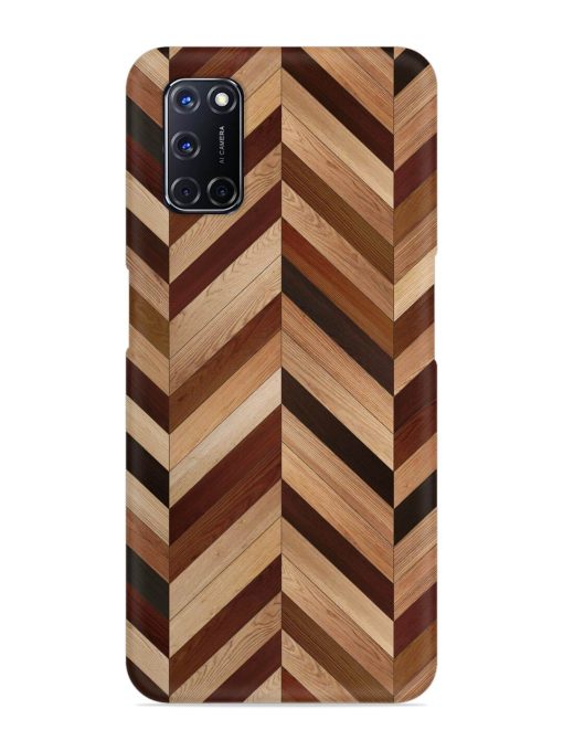 Seamless Wood Parquet Snap Case for Oppo A52