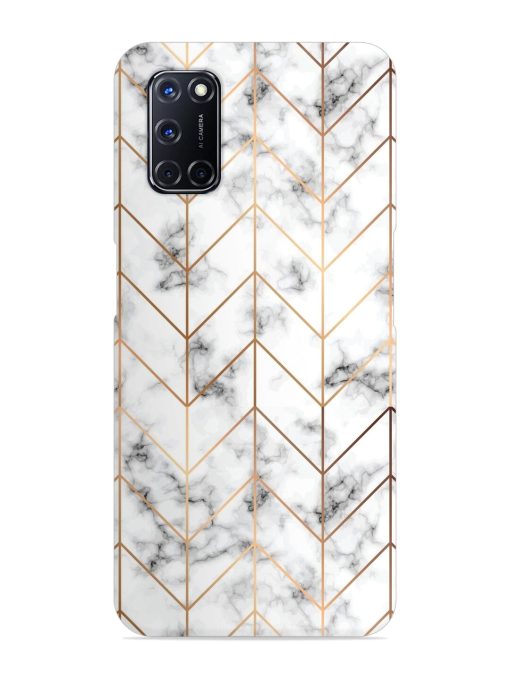 Vector Marble Texture Snap Case for Oppo A52 Zapvi