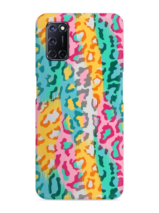 Seamless Vector Colorful Snap Case for Oppo A52 Zapvi