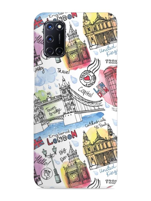 Vector London Landmark Snap Case for Oppo A52 Zapvi