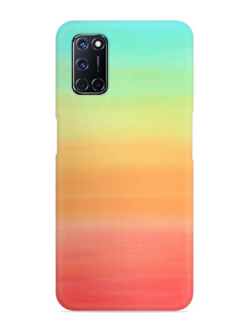 Background Sky Watercolor Snap Case for Oppo A52 Zapvi