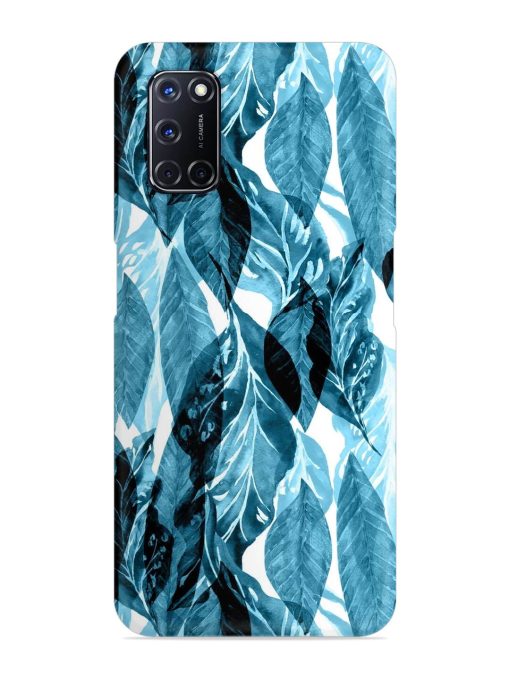 Leaves Pattern Jungle Snap Case for Oppo A52 Zapvi