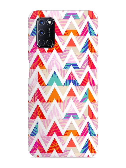 Abstract Triangle Background Snap Case for Oppo A52