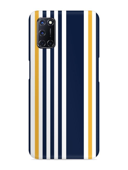 Seamless Stripe Pattern Snap Case for Oppo A52 Zapvi