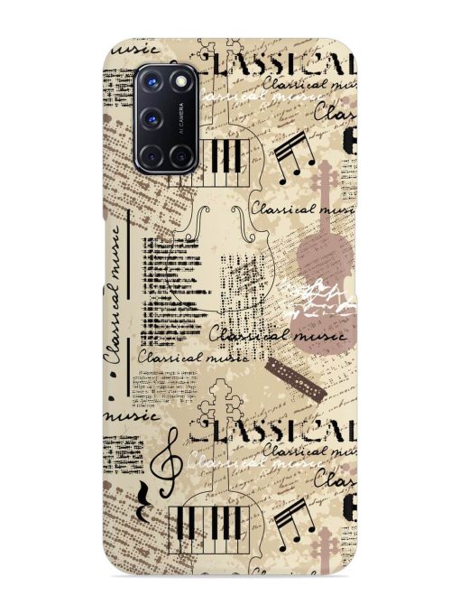 Classical Music Lpattern Snap Case for Oppo A52 Zapvi