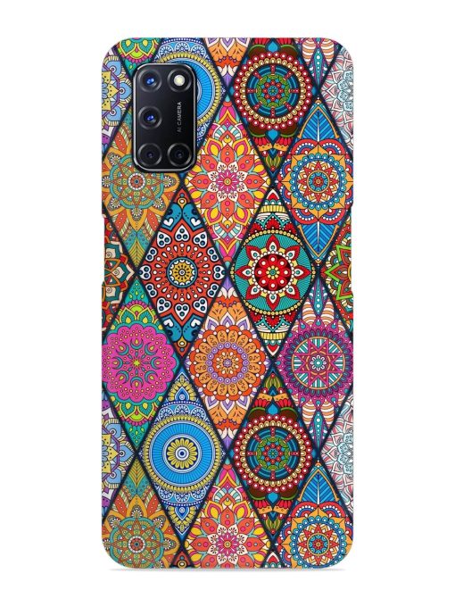 Seamless Tile Pattern Snap Case for Oppo A52 Zapvi