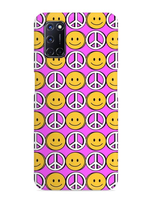 Smiley Face Peace Snap Case for Oppo A52