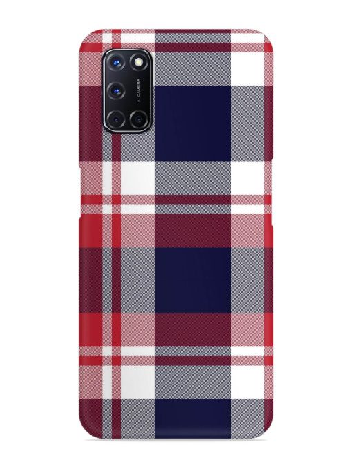 Classic Plaid Tartan Snap Case for Oppo A52 Zapvi