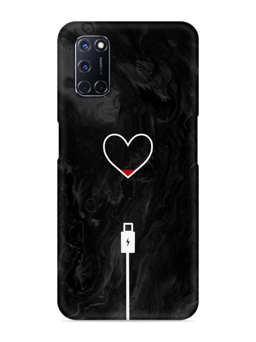 Heart Charging Vector Snap Case for Oppo A52 Zapvi