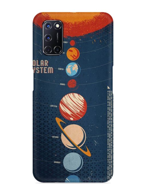 Solar System Vector Snap Case for Oppo A52 Zapvi