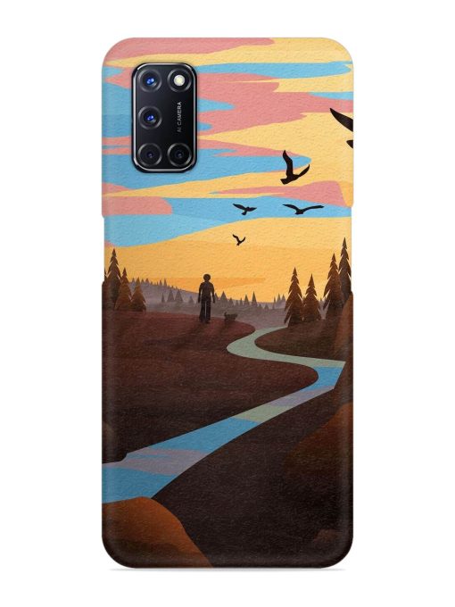 Natural Landscape Art Snap Case for Oppo A52 Zapvi