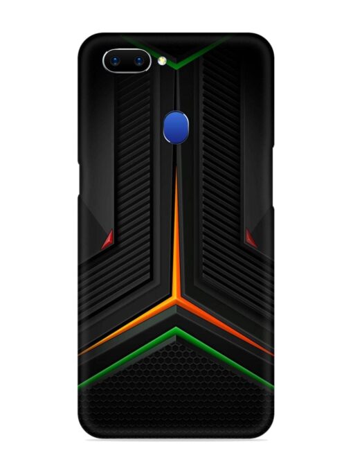 Orange Triangle Light Snap Case for Oppo A5 (2018) Zapvi