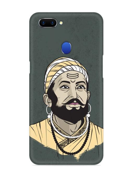 Shivaji Maharaj Vector Art Snap Case for Oppo A5 (2018)